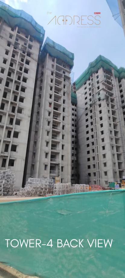 DSR The Address Tower 6 Latest Construction Status - High Rise Apartments Bangalore