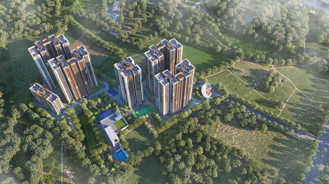 DSR The Address modern clubhouse and amenities render